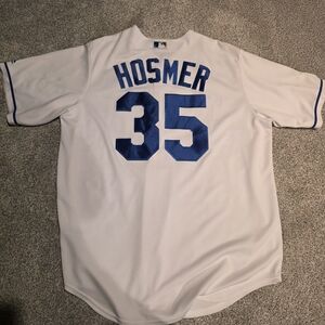 Eric Hosmer #35 White & Royal Blue MLB Jersey